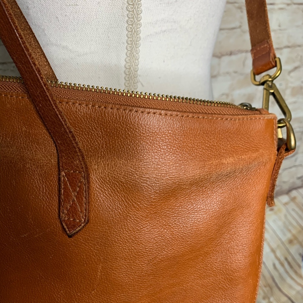 Madewell the transport satchel cognac brown - Picture 3 of 13
